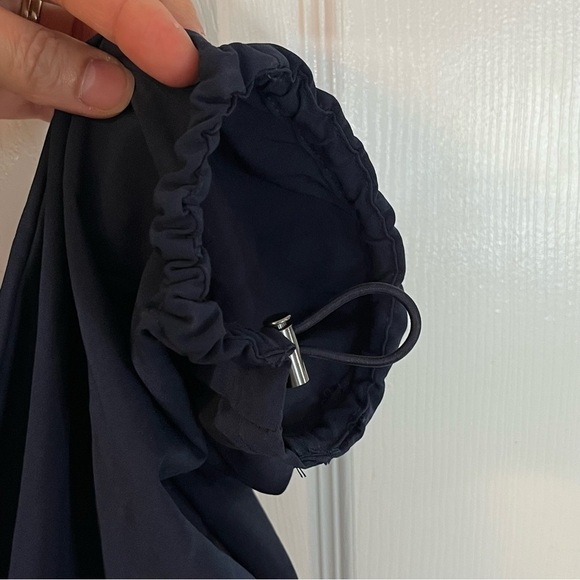 Abercrombie & Fitch Traveler Jumpsuit Navy Blue Sleeveless Stretch Small Tall - Picture 8 of 16